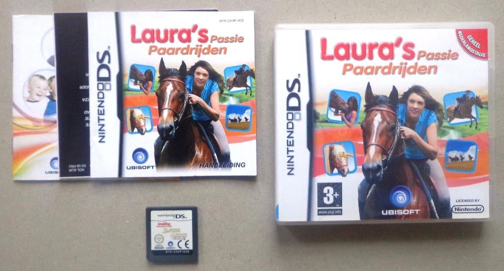 Laura's Passie Paardrijden voor de Nintendo DS Compleet, Ophalen of Verzenden, Zo goed als nieuw