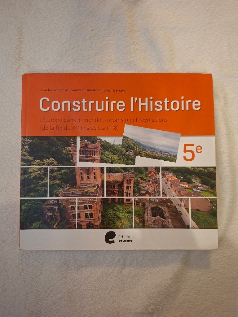 Construire l'histoire 5e, Histoire, Enlèvement ou Envoi, Editions erasme, Comme neuf