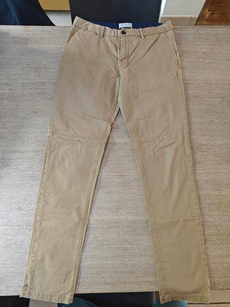 Beige Geklede Broek w31/L32 van Scotch & Soda, Kleding | Heren, Broeken en Pantalons, Ophalen, Beige