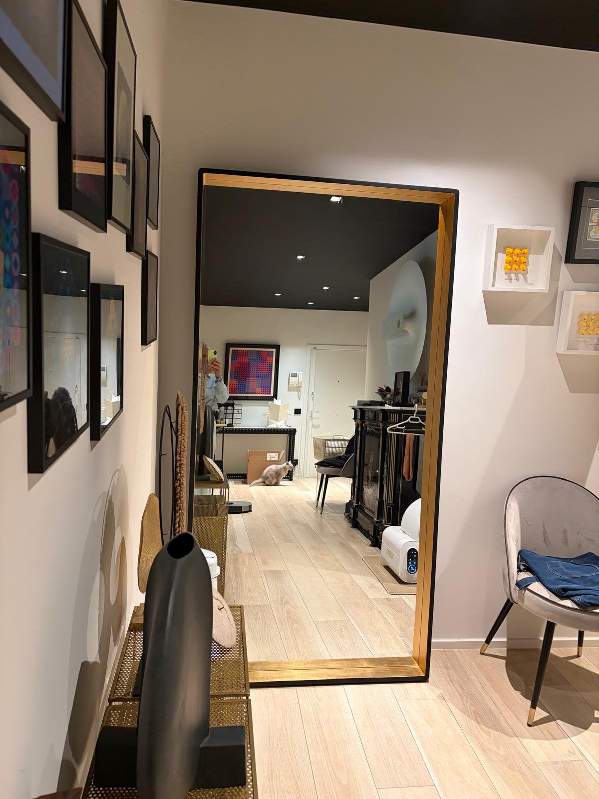 Miroir, Comme neuf, Enlèvement, 200 cm ou plus, Rectangulaire