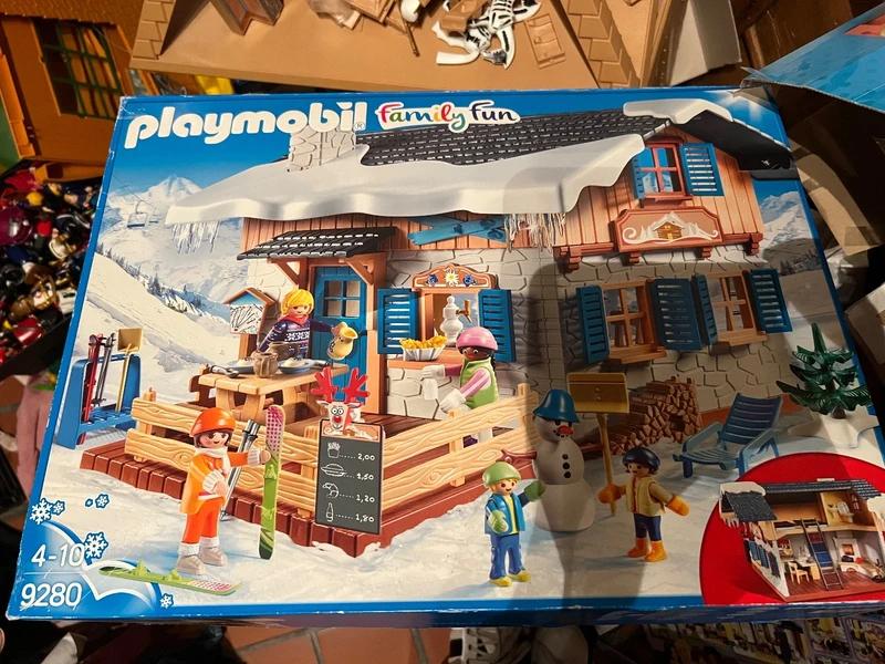 Playmobil 9280 skihut, Kinderen en Baby's, Speelgoed | Playmobil, Ophalen of Verzenden, Zo goed als nieuw