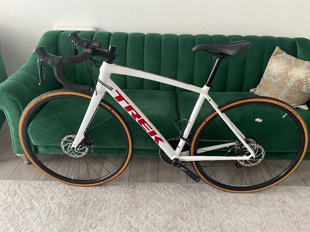 Trek Domane AL 3-schijf, Fietsen en Brommers, Fietsen | Racefietsen, 28 inch, Heren, Aluminium, Zo goed als nieuw