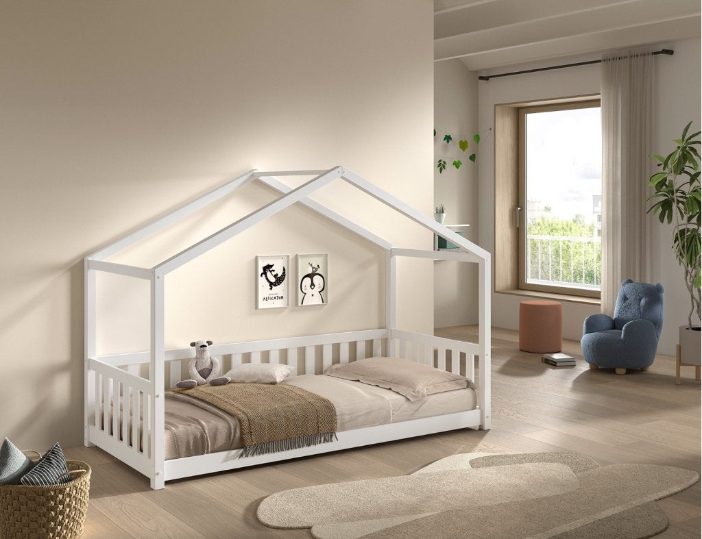 Dallas Combo huisbed (laag) - 90x200 - Wit
