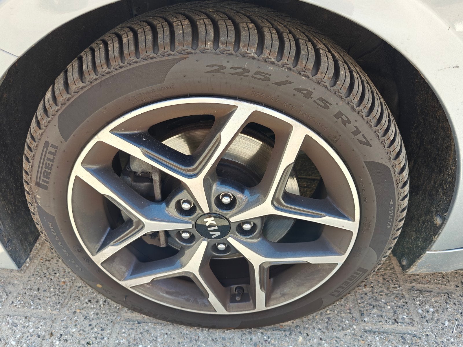 4 all seasonbanden pirelli : 225/45/17/W94, Auto-onderdelen, Banden en Velgen, Ophalen, All Season, Band(en)