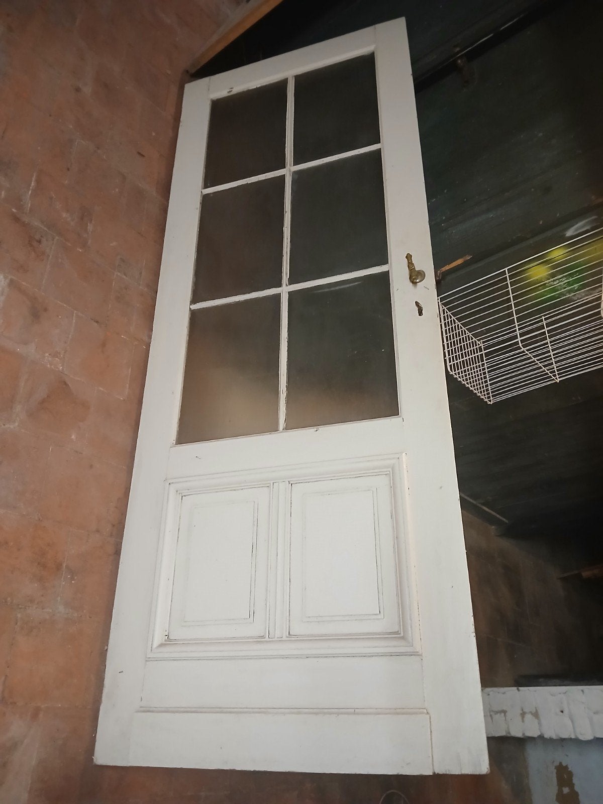 Porte vitrée, Enlèvement