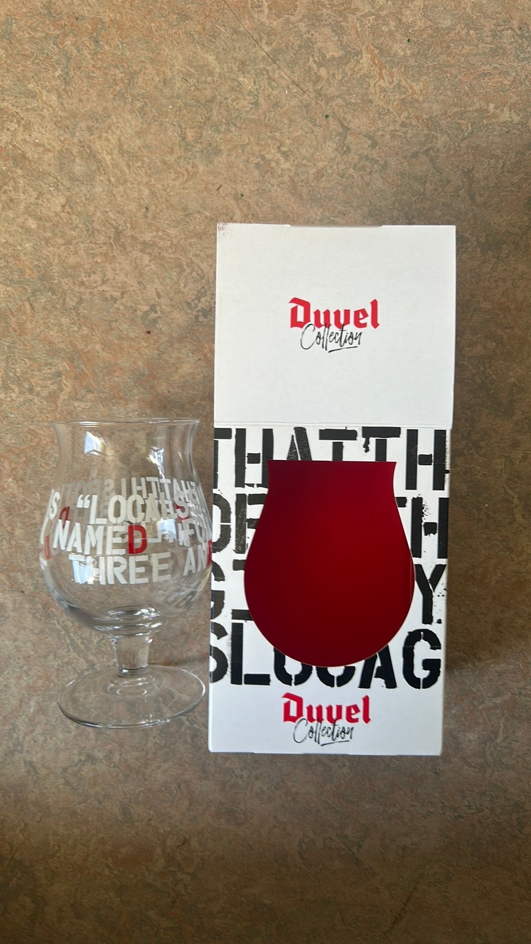 Verre Dovel 6/6/26., Enlèvement, Comme neuf