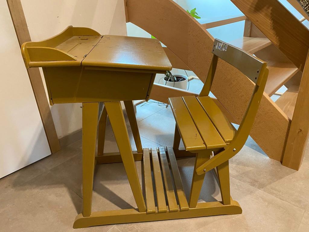 Kinderbureau lessenaar, Huis en Inrichting, Vintage, Ophalen, Gebruikt, Kinderbureau