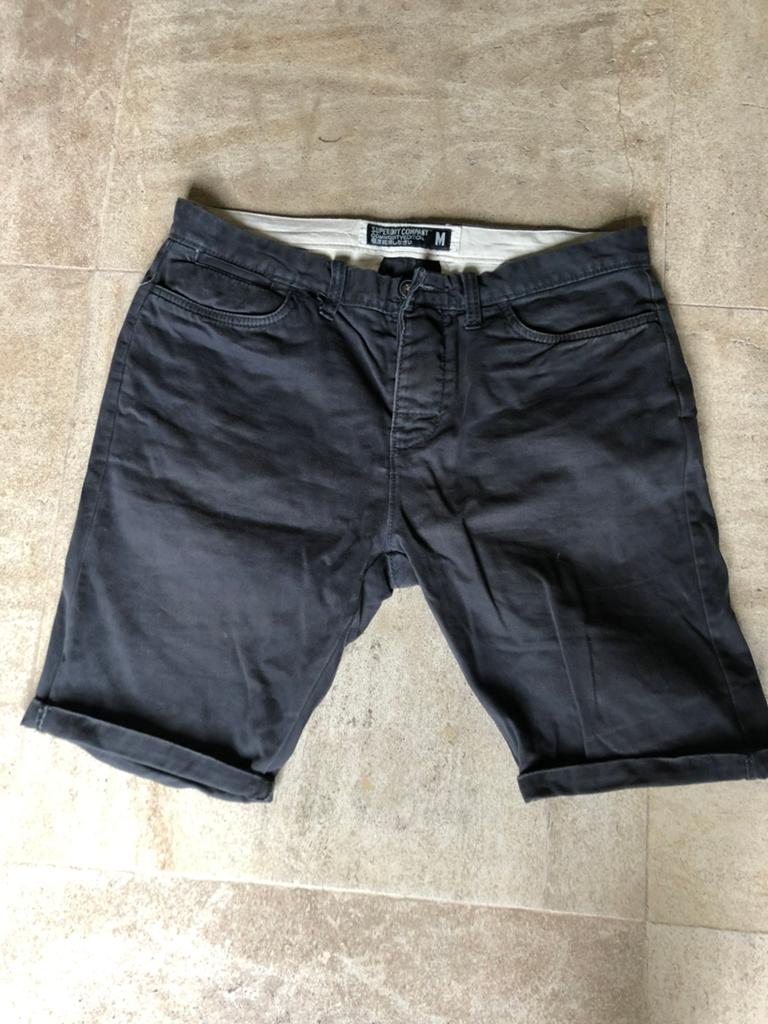 Short Superdry maat medium, Kleding | Heren, Broeken en Pantalons, Ophalen, Gedragen, Maat 48/50 (M), Blauw
