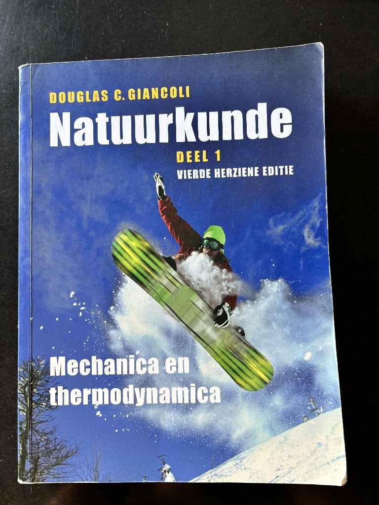 Natuurkunde deel 1 - Mechanica en thermodynamica, Enlèvement, Utilisé, Enseignement supérieur, Douglas C. Giancoli