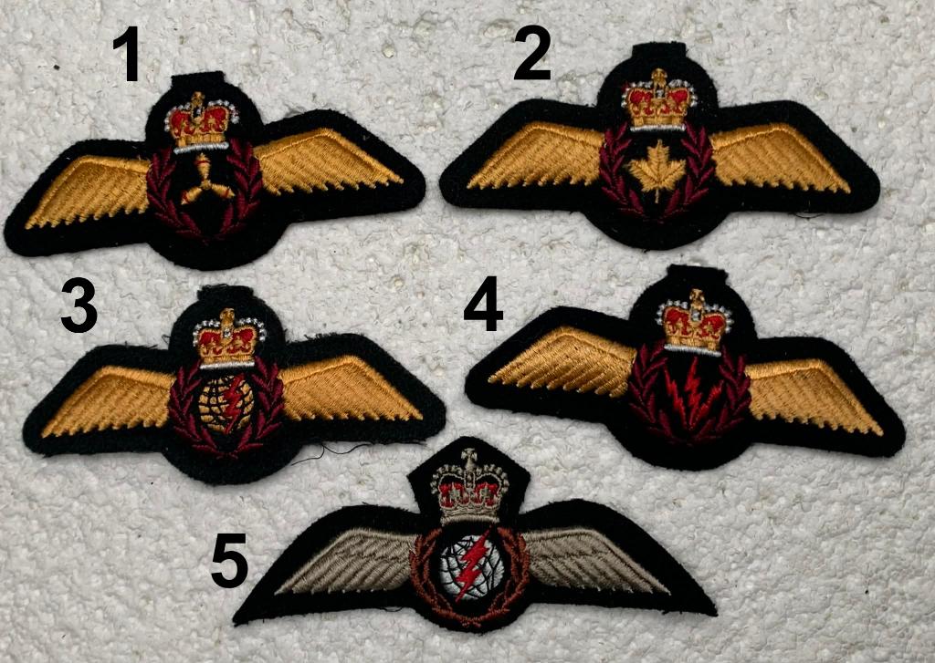 Royal Canadian Air Force Wings, Als LOT of Apart, insignes, Ophalen of Verzenden, Luchtmacht, Embleem of Badge