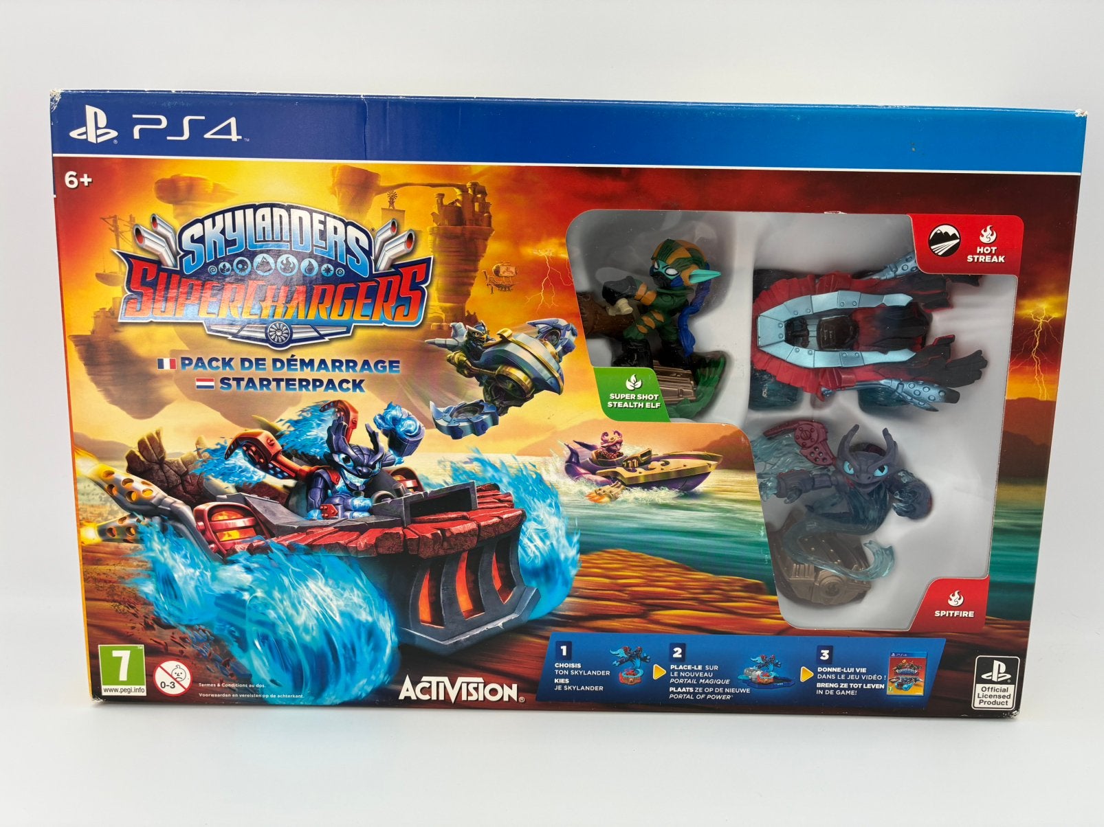 Skylanders Superchargers Ps4 starterpack inbox, Verzenden, Zo goed als nieuw