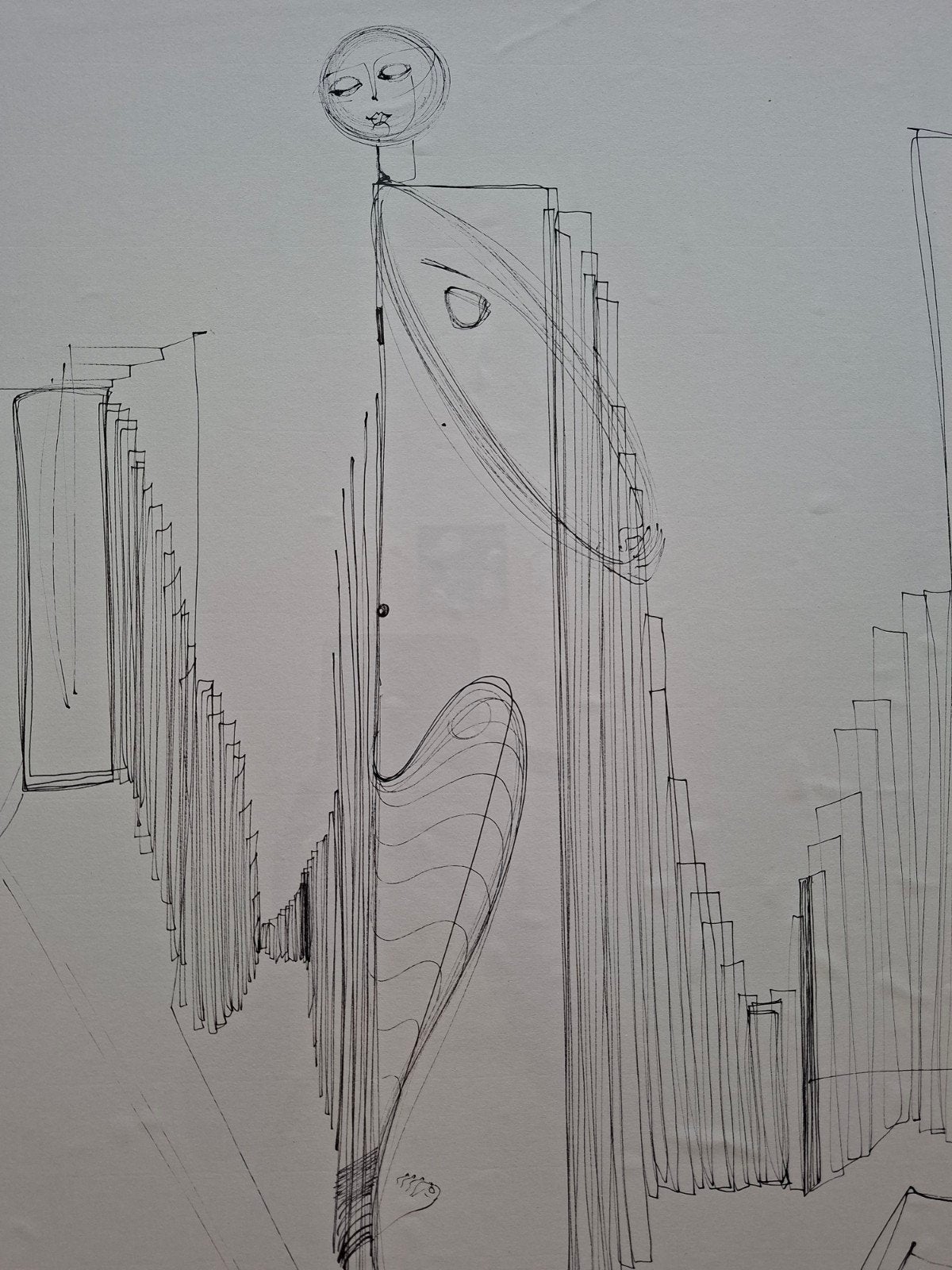 MARA Pol "Reveries" 1955 inkttekening, Ophalen