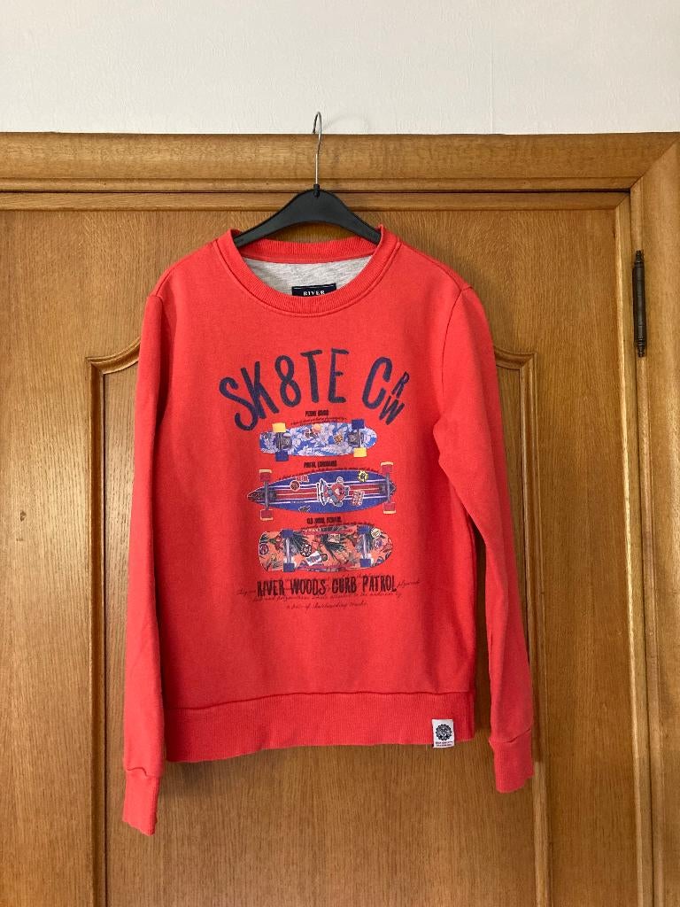 Lichtrode sweater, River Woods, 12 jaar, 152, Kinderen en Baby's, Kinderkleding | Maat 152, River Woods, Trui of Vest, Ophalen of Verzenden