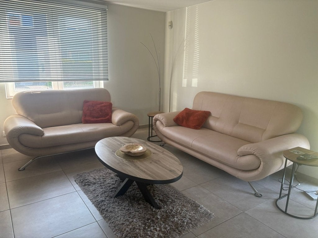 Salon 3+2, Maison & Meubles, 200 à 250 cm, Banc droit, Enlèvement, Utilisé