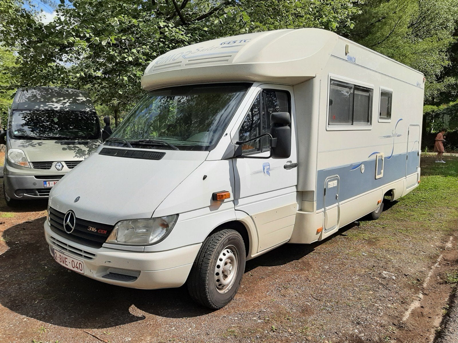 mobilhome mercedes Rimor sailer 645 tc, Tot en met 2, Particulier, Half-integraal, Mercedes