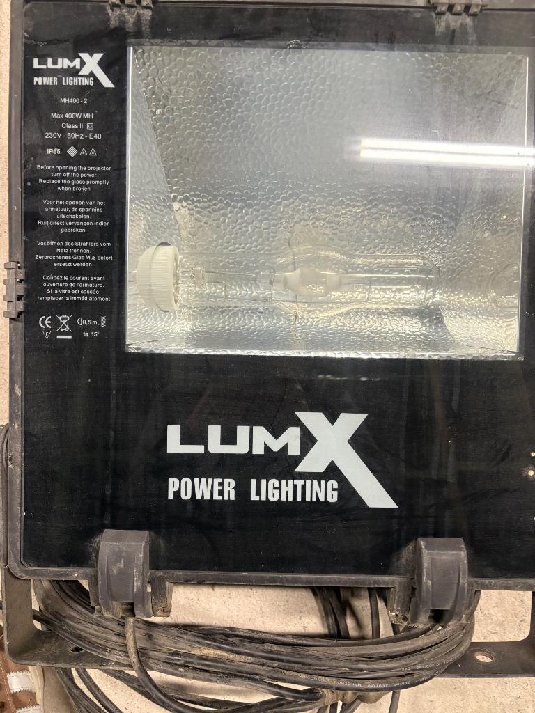 Verstraler Lumx, Ophalen, Gebruikt, 200 tot 500 watt, Lamp met armatuur