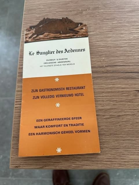 brochure Le Sanglier des Ardennes Durbuy, Enlèvement ou Envoi, Autres types