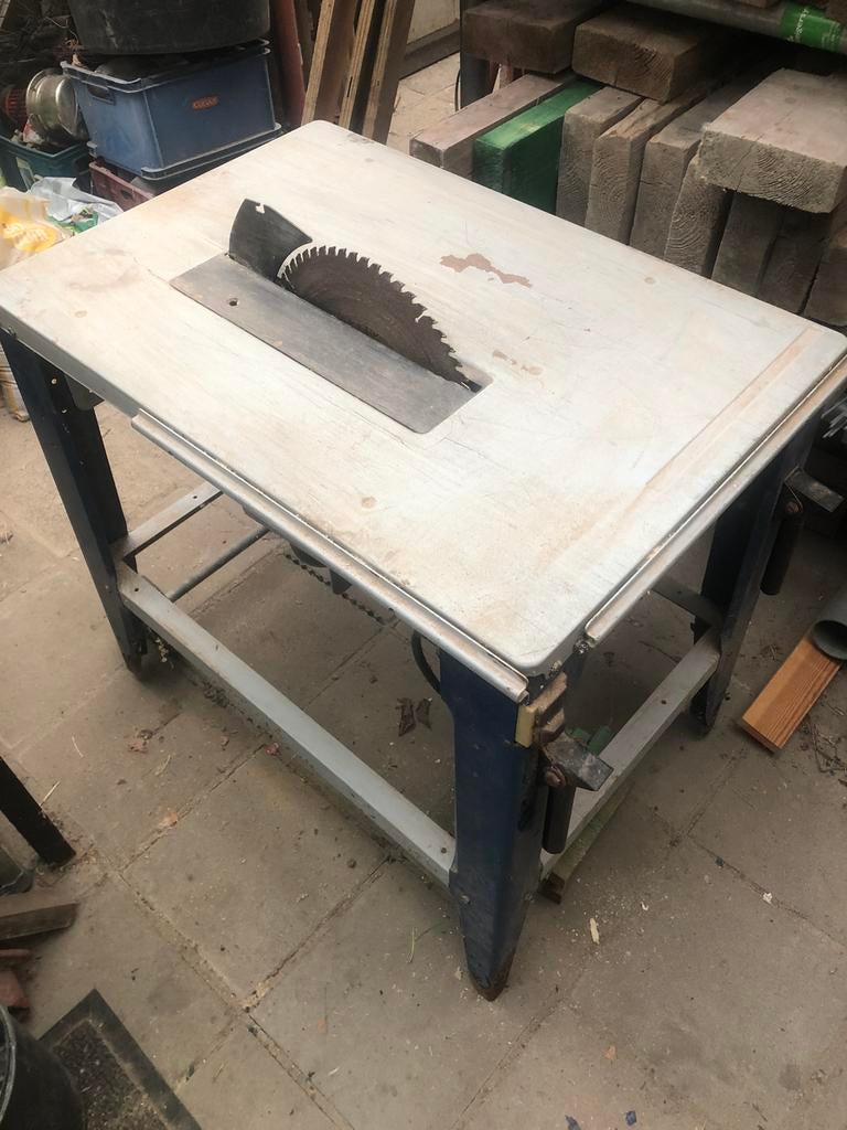 Zaagtafel, Bricolage & Construction, Outillage | Scies mécaniques, Enlèvement, Utilisé, Autres types, 70 mm ou plus