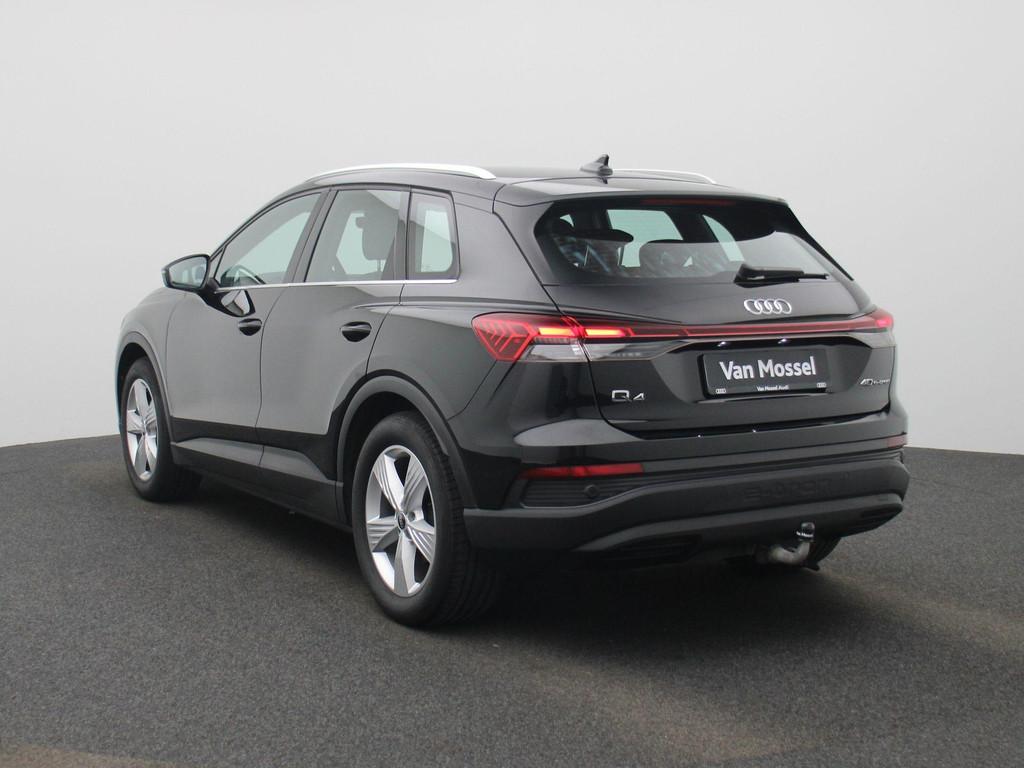 Audi Q4 e-tron 40 Attraction NAVI | TREKHAAK | LED, Auto's, Automaat, Gebruikt, Zwart, Zwart