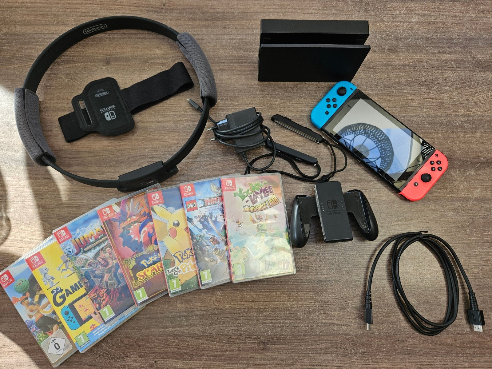 Nintendo Switch + 7 spelletjes, Consoles de jeu & Jeux vidéo, Enlèvement ou Envoi