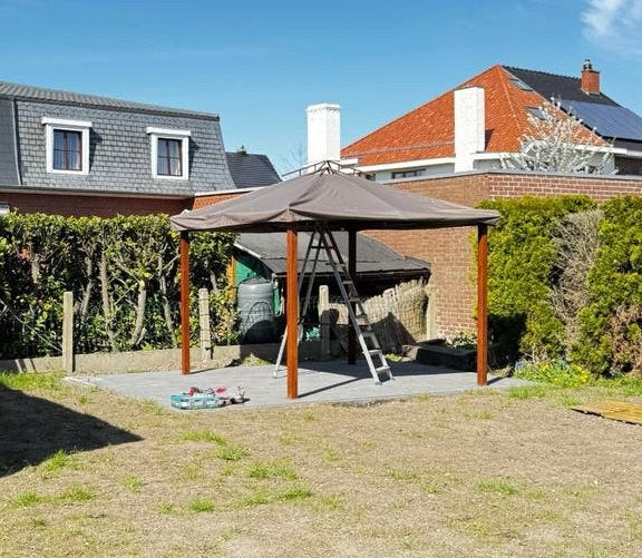 Paviljoen in aluminium 3,5m op 3,5m, Enlèvement, Utilisé, 3 à 4 mètres, Étanche