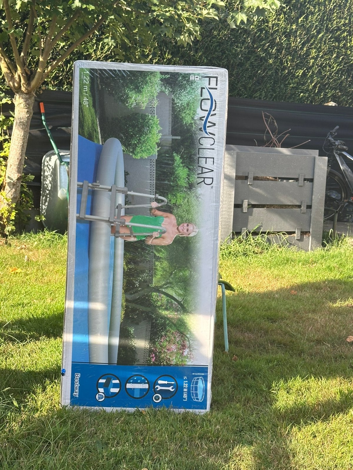 Trapje zwembad, Tuin en Terras, Zwembad-toebehoren, Ophalen, Nieuw, Ladder