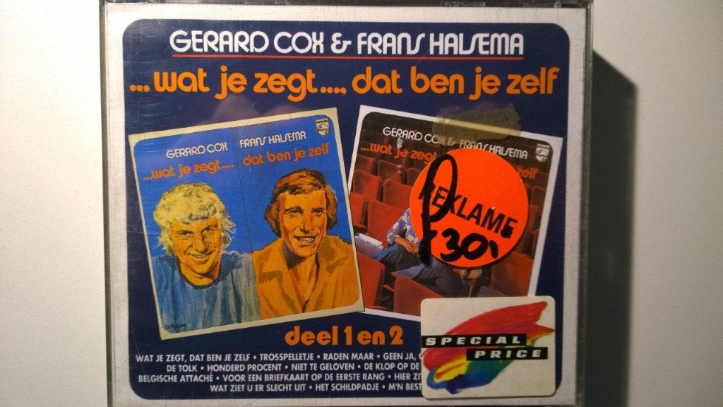 Frans Halsema & Gerard Cox - Wat Je Zegt Dat Ben Je Zelf, Ophalen of Verzenden, Zo goed als nieuw, Pop, Album
