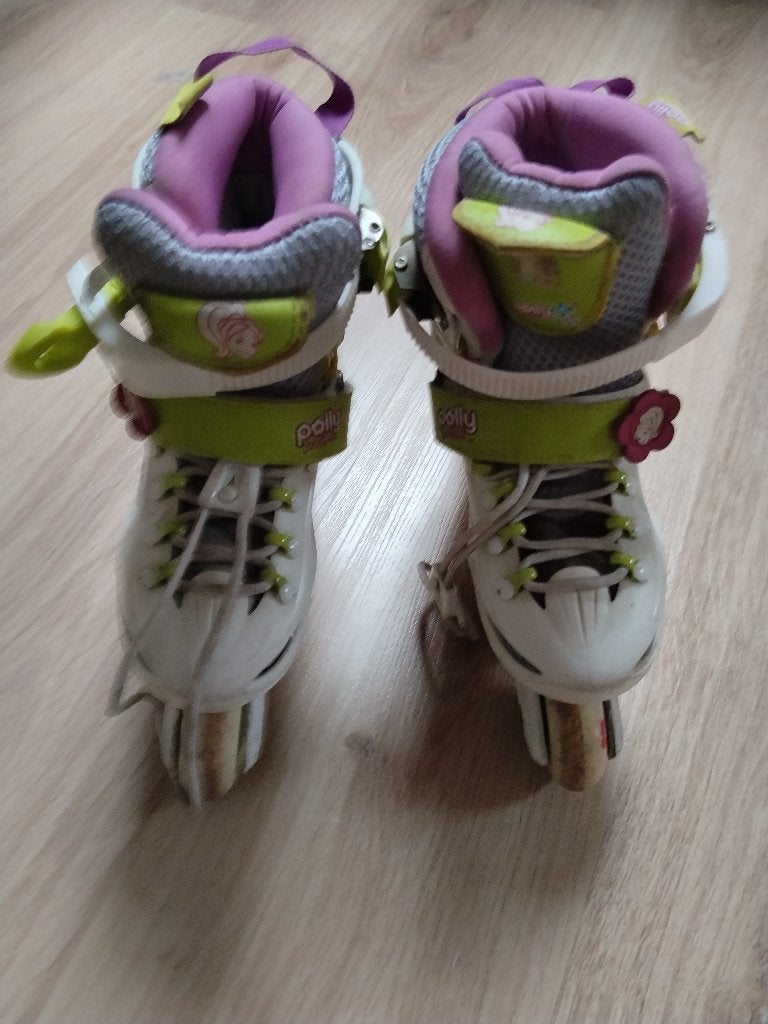 Rollers fille Polly Pocket – pointure réglable 30–33, Sport en Fitness, Skeelers, Overige merken, Kinderen, Ophalen of Verzenden
