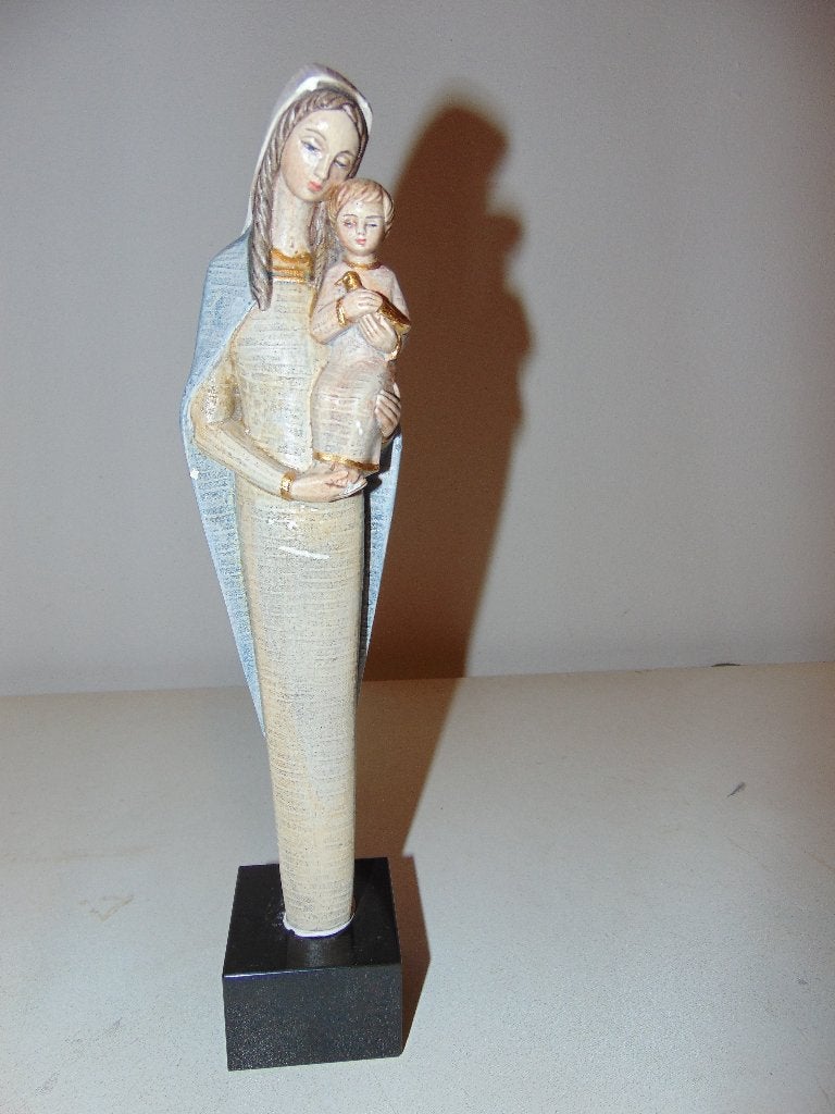 Maria beeld in gips 32 cm, Ophalen of Verzenden