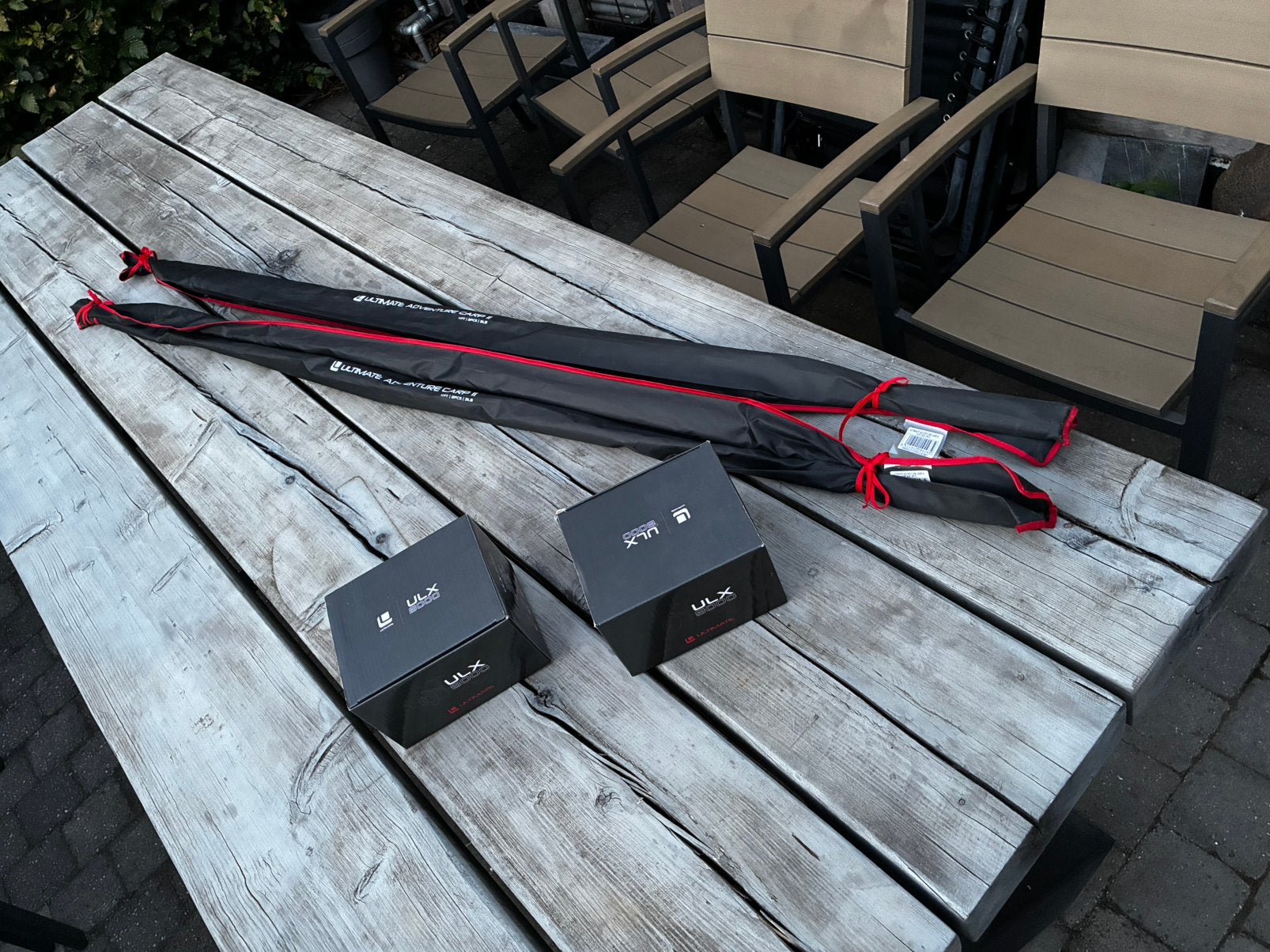 Set Ultimate Adventure Carp II Hengels & ULX 8000 Molens, Ophalen, Nieuw, Complete set