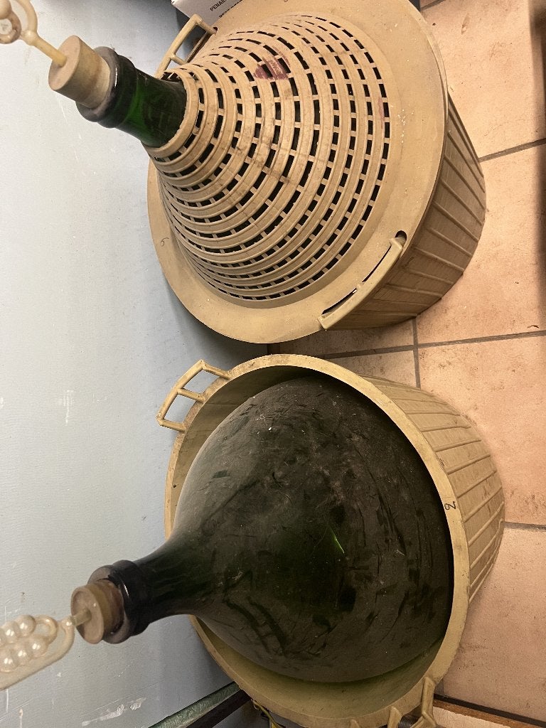 ballonfles dame jeanne fermentatiemateriaal wijn/bier, Ophalen, Gebruikt