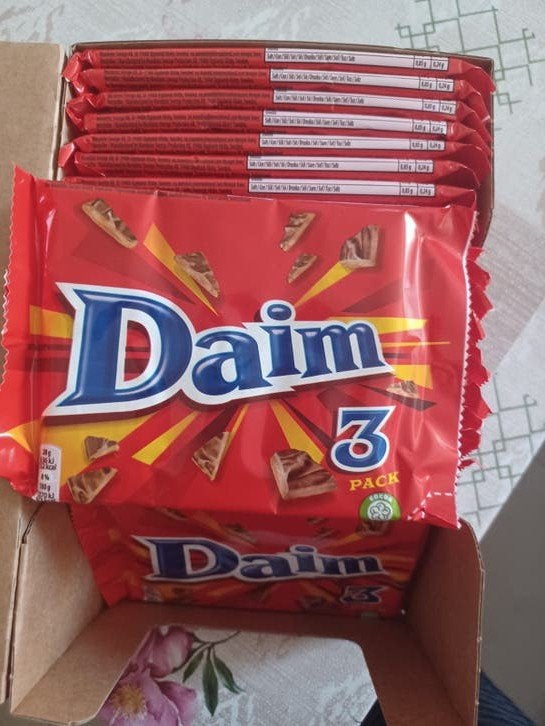 20x Daim 3- pack 28g, Enlèvement, Neuf, Rouge