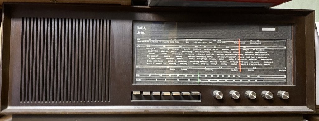 Radio vintage SABA - modèle Lindau, Audio, Tv en Foto, Radio's, Ophalen, Gebruikt, Radio