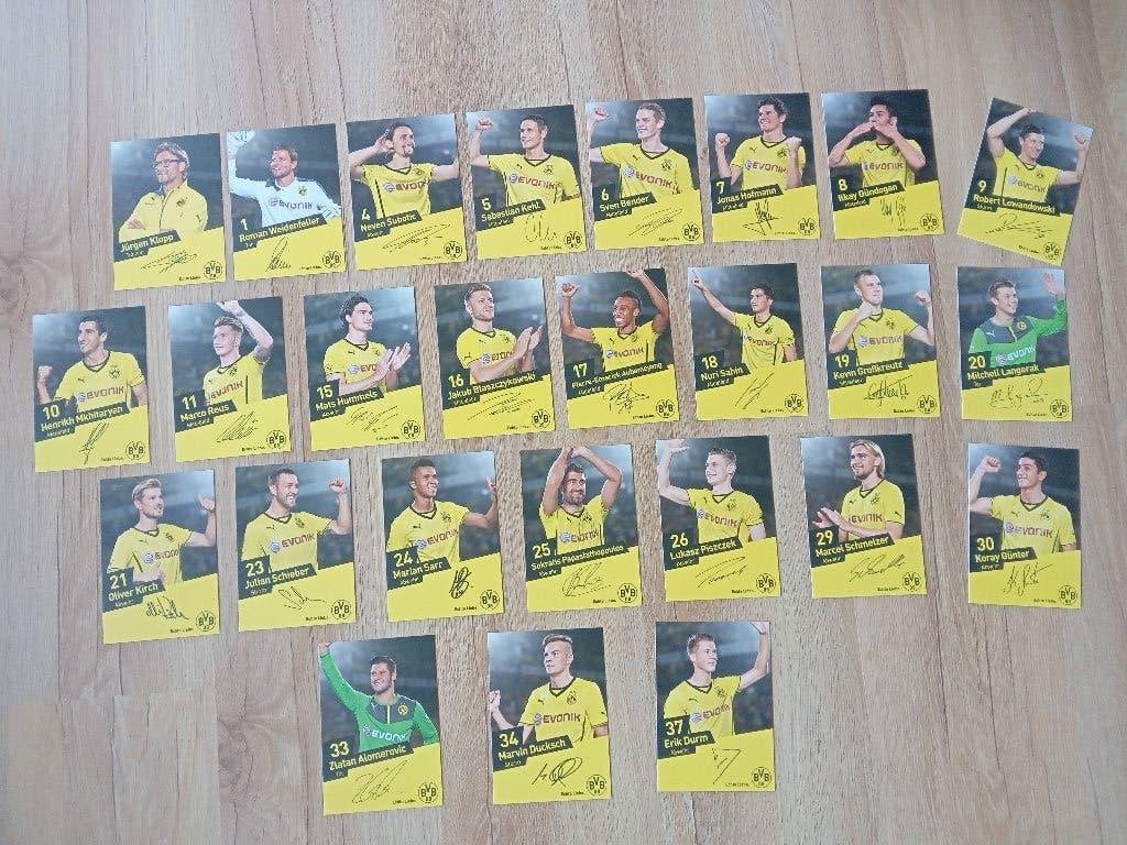 2013-2014 set spelerskaarten van Borussia Dortmund, Ophalen of Verzenden, Nieuw, Clubaccessoires