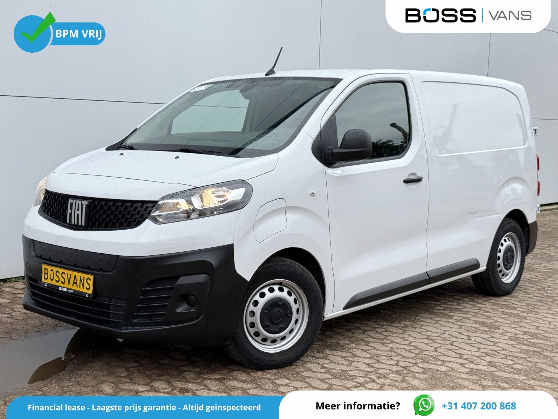 Fiat E-Scudo 50 kWh 136PK Elektrisch! L1 223km WLTP 94,9% (S, Autos, Achat, Entreprise, 3 places, Capteur de stationnement