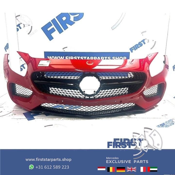W190 AMG GT VOORBUMPER COMPLEET Mercedes GT GTC GTS AMG ORIG, Autos : Pièces & Accessoires, Utilisé, -, Avant, -