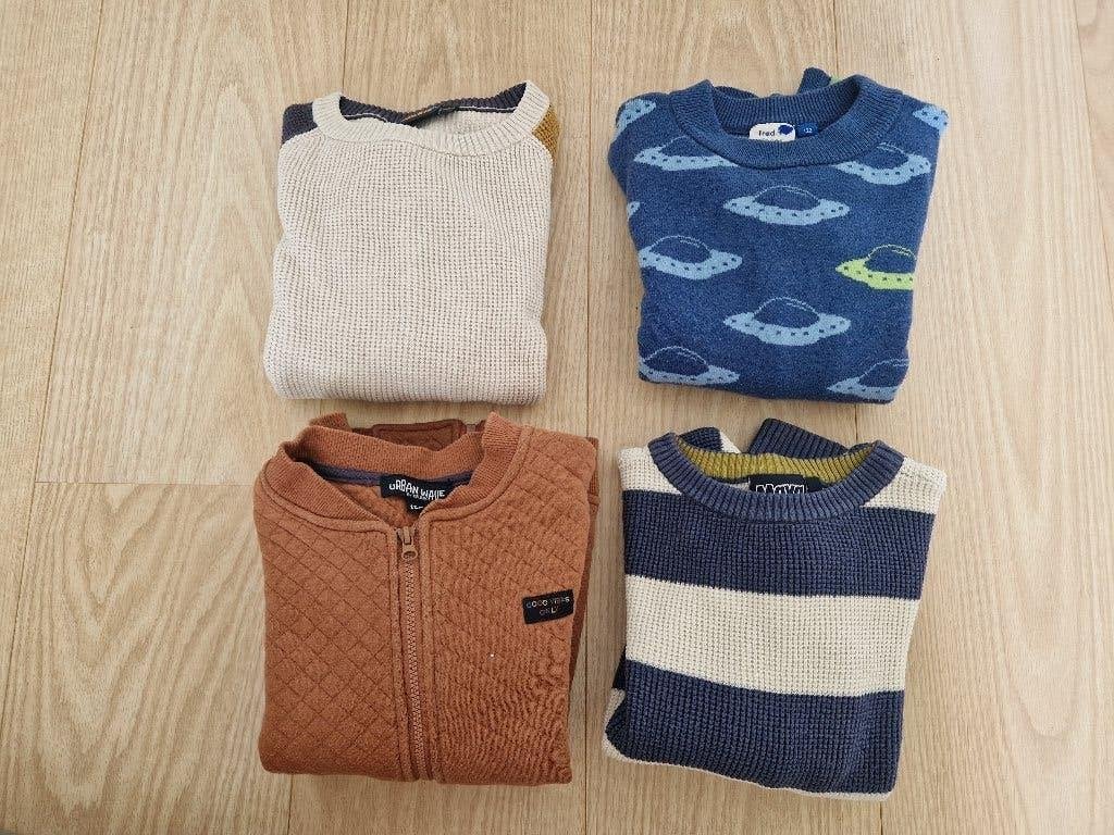 4 truien 122 jbc bel en bo, Kinderen en Baby's, Kinderkleding | Maat 122, Ophalen, JBC., Jongen, Trui of Vest