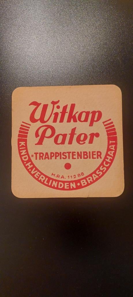 Oud bierviltje witkap brasschaat, Verzamelen, Ophalen