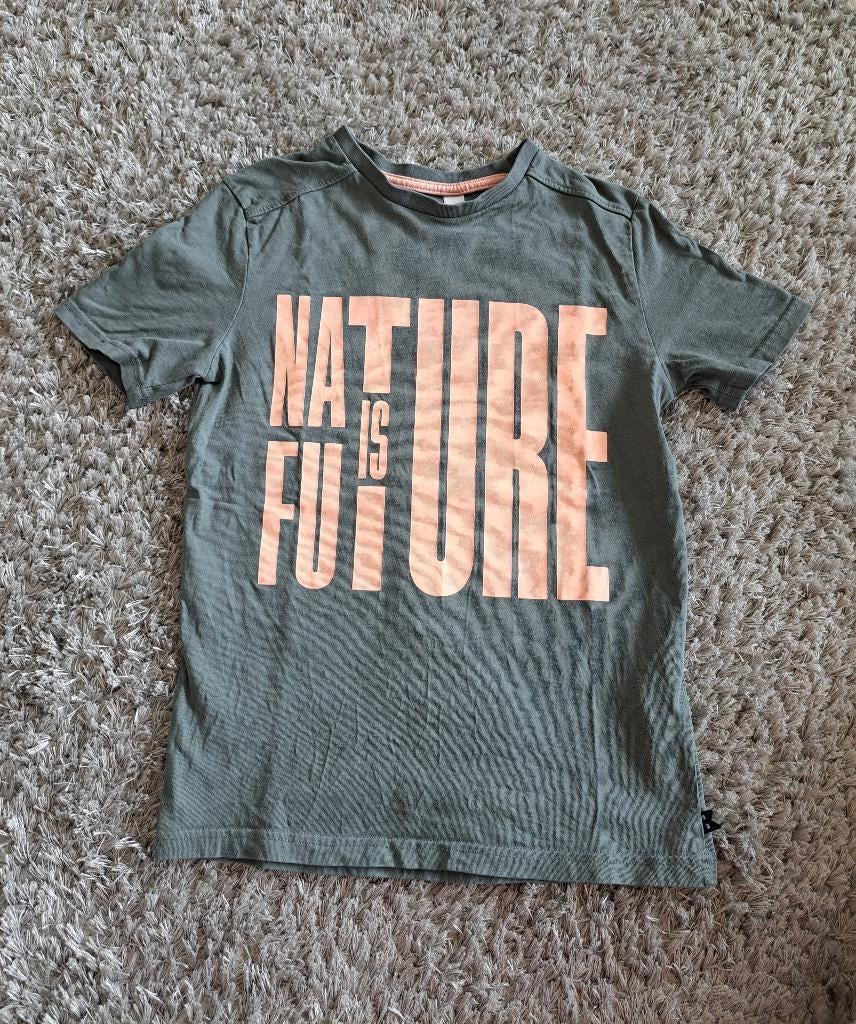 Groen t-shirt met opdruk, Okaidi, maat 128, Enfants & Bébés, Vêtements enfant | Taille 128, Garçon ou Fille, Chemise ou À manches longues