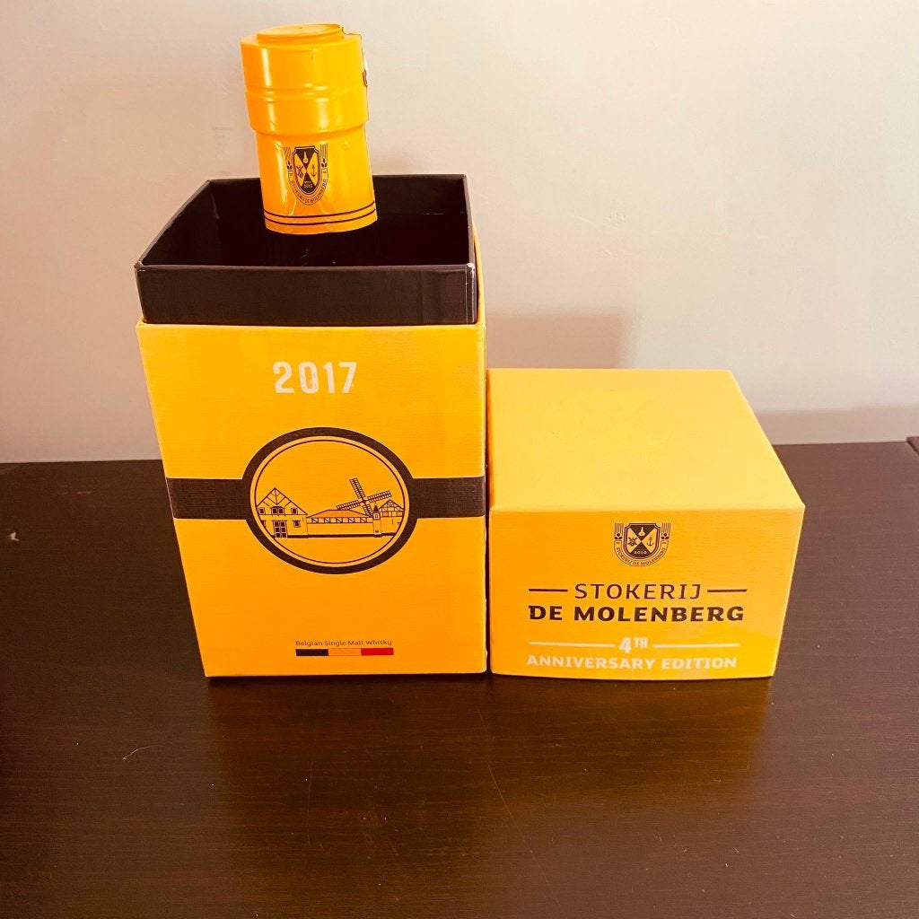 Gouden Carolus -  Stokerij De Molenberg 2017, Verzamelen, Wijnen, Ophalen of Verzenden, Zo goed als nieuw, Overige typen