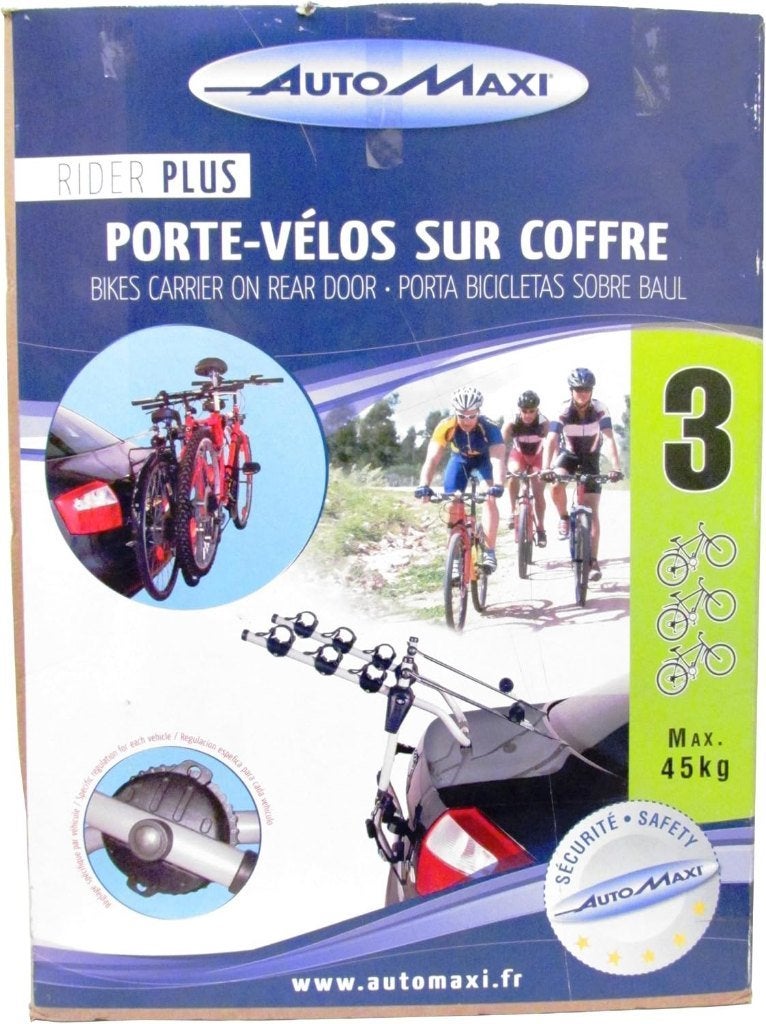 porte vélo rider II ( decathlon ), Autos : Divers, Porte-vélos, Comme neuf, Porte-hayon, 3 vélos ou plus, Enlèvement