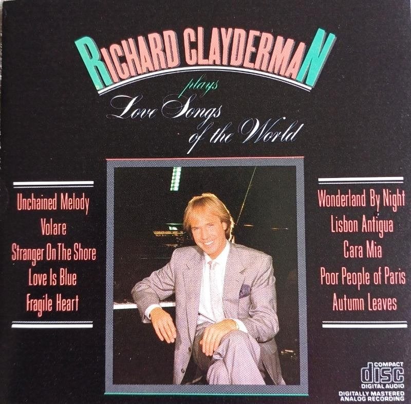 cd RICHARD CLAYDERMAN LOVE SONGS OF THE WORLD, Cd's en Dvd's, Ophalen of Verzenden, Zo goed als nieuw