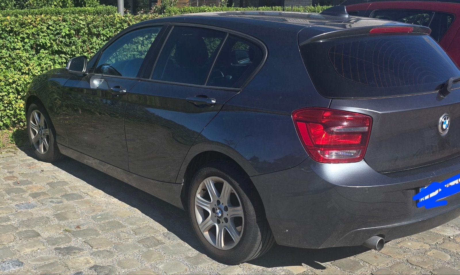 BMW 1 Serie 1.9 Diesel – 2012, Auto's, 1 Reeks, Zwart, Leder en Stof, Beige