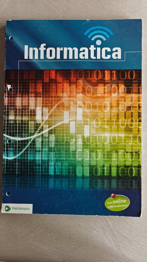 Informatica Leer/werkboek Pelckmans, Boeken, Schoolboeken, Gelezen, Informatica en Computer, Ophalen of Verzenden, Pelckmans