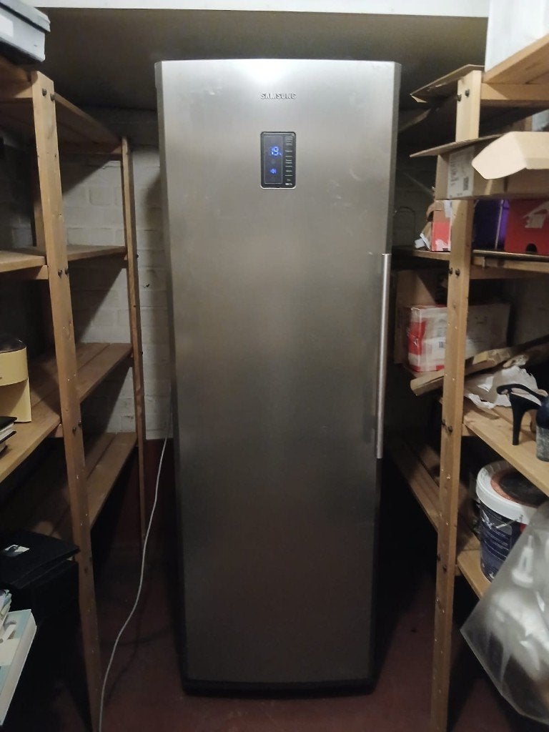 Congélateur armoire Samsung Inox No Frost grande capacité, Electroménager, Congélateur, 160 cm ou plus, Enlèvement, Utilisé
