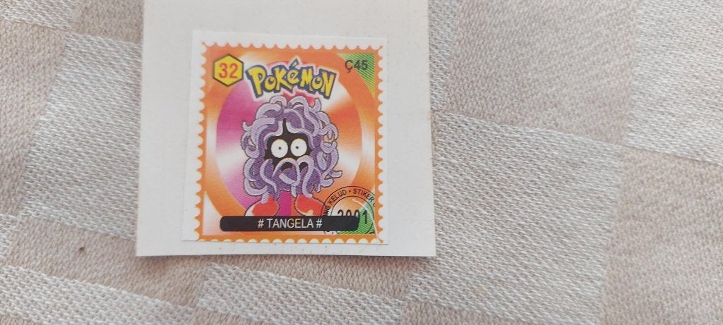 Timbre Pokemon Rare Limité Tangela, Enlèvement ou Envoi, Neuf, Autres types