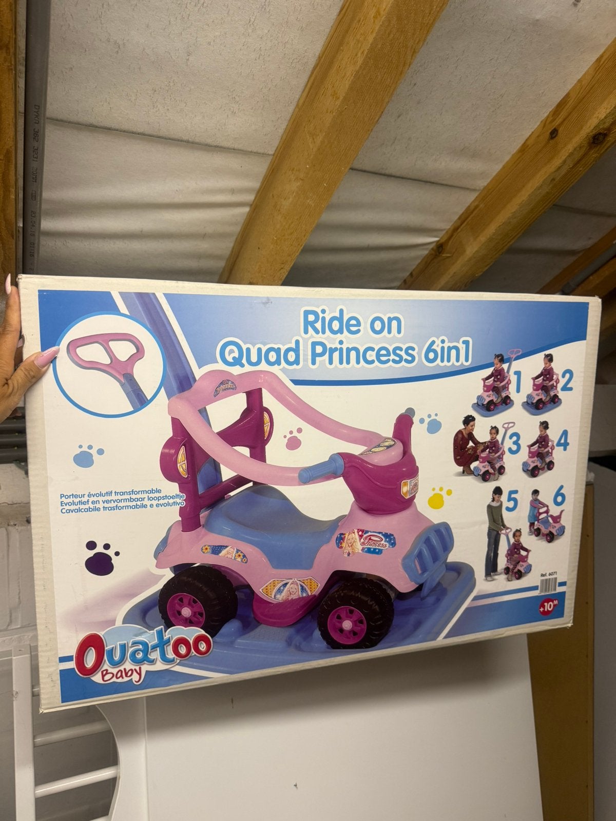 Porteur évolutif Quad Princess 6-en-1 – Ouatoo Baby, Enfants & Bébés, Jouets | My Little Pony, Enlèvement ou Envoi, Comme neuf