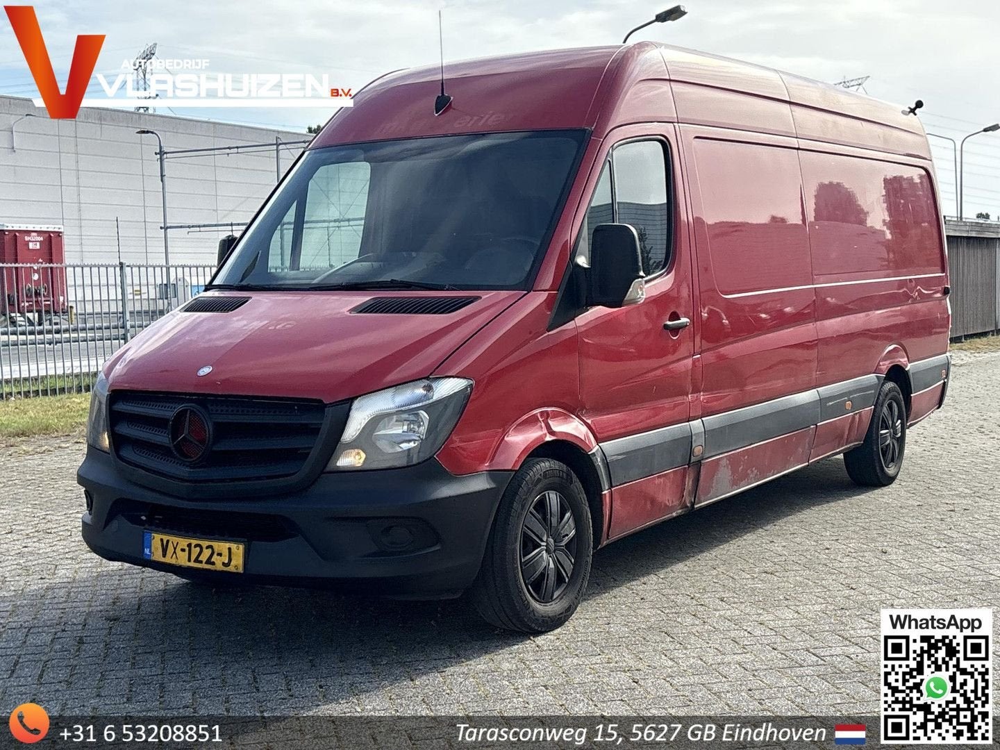 Mercedes-Benz Sprinter 313 2.2 CDI 432L EHD | € 5.950,- MARG, Autos, Rouge, Achat, 213 g/km, Entreprise