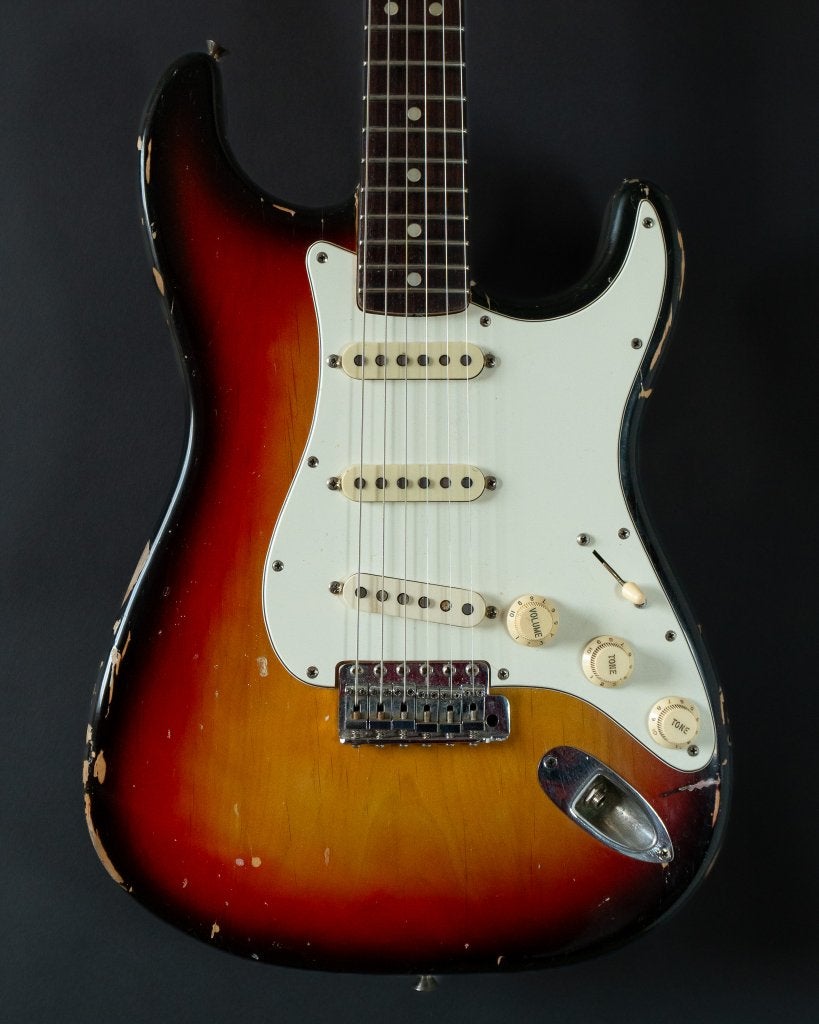 Fender Stratocaster 1970 Sunburst, Muziek en Instrumenten, Ophalen, Gebruikt, Solid body, Fender