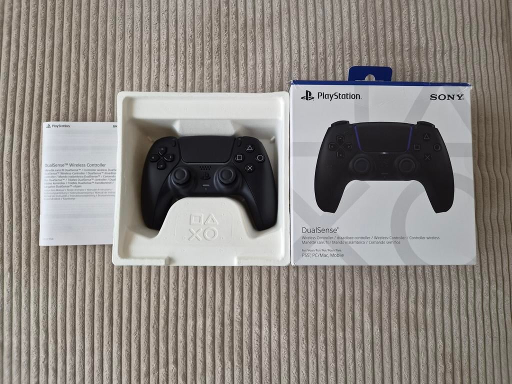Manette PS5 noire, Comme neuf, Contrôleur, PlayStation 5, Sans fil